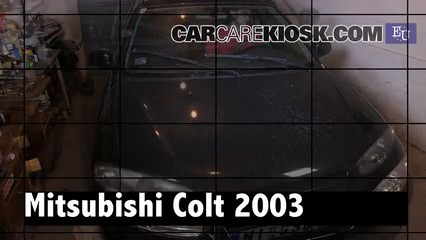2003 Mitsubishi Colt GL 1.3L 4 Cyl. Review